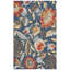 Tapis en coton touffeté à la main en coton bleu marine / rouge Marilyn-87895574