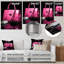 Rose Fashion Bag Glamour I - décoration murale mode en métal-577269723