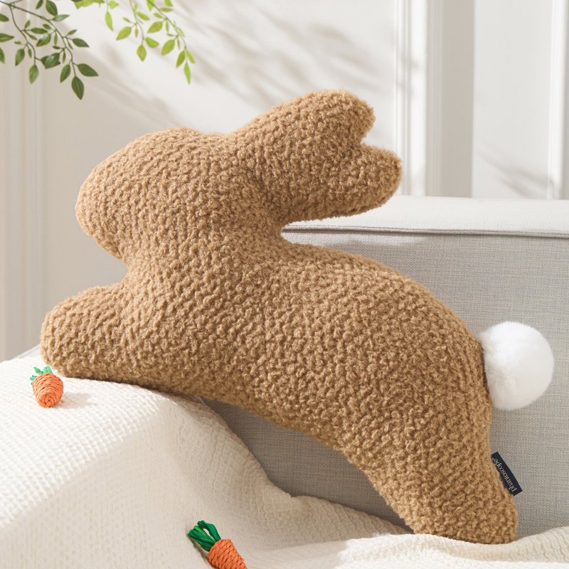 Coussin en polyester Pâques 2024, Beige
