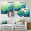 Misty Meadow II - impression de paysage abstrait sur métal-1131758471