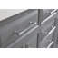 Meuble-lavabo de comptoir en marbre 60 po avec miroir Bruning Carrara Bruning-991732177