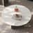 Simple round stone slab coffee table set-1338934684-1338934687