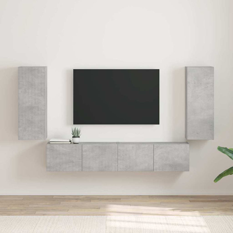 Unfinished TV Stand for TVs up to 24", Concerte, 80cm H x 30cm L x 31cm W