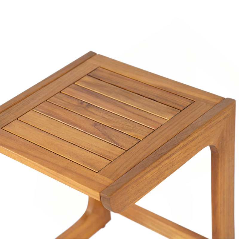 Acacia Wood Side Table