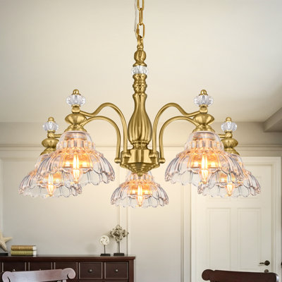 5-Lights Modern Chandelier Dining Room Chandelier Vintage Chandelier Bedroom Chandelier