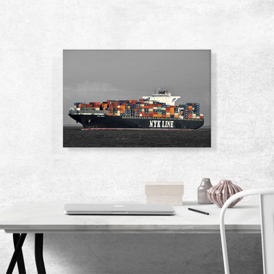 Impression sur toile tendue, "Freight maritime"