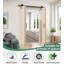 Porte pliante en bois de pin massif assemblé avec trousse de quincaillerie-112474387-112474383