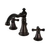 Kingston Brass Heritage Widespread Bathroom Faucet with Drain Assembly ...