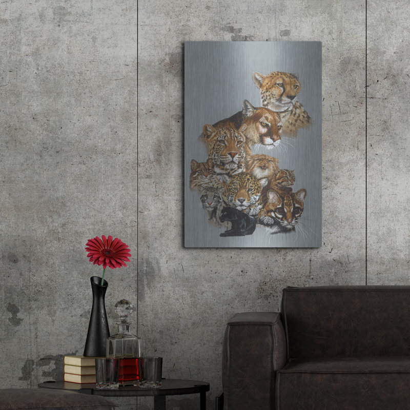 «Awesome» par Barbara Keith sur métal, H 36 po x l 24 po