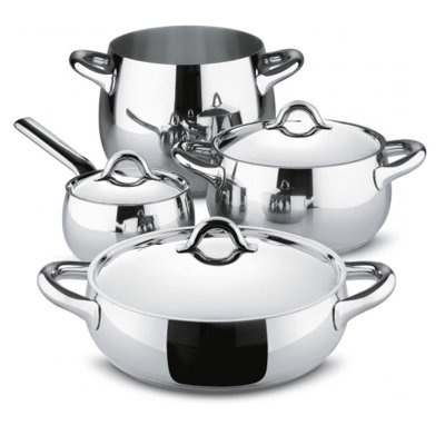 Mami 7 - Piece Stainless Steel (18/10) Cookware Set