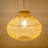 Hyuk 1 - Light Unique/Statement Pendant Rattan Boho 15.74'' Large Kitchen Island Wicker Chandelier Hand Woven Farmhouse Fixture for Dining Room Foyer Entryway Bedroom Hallway -275403976-275093821