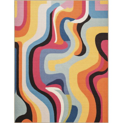 Tapis abstrait moderne Kehr