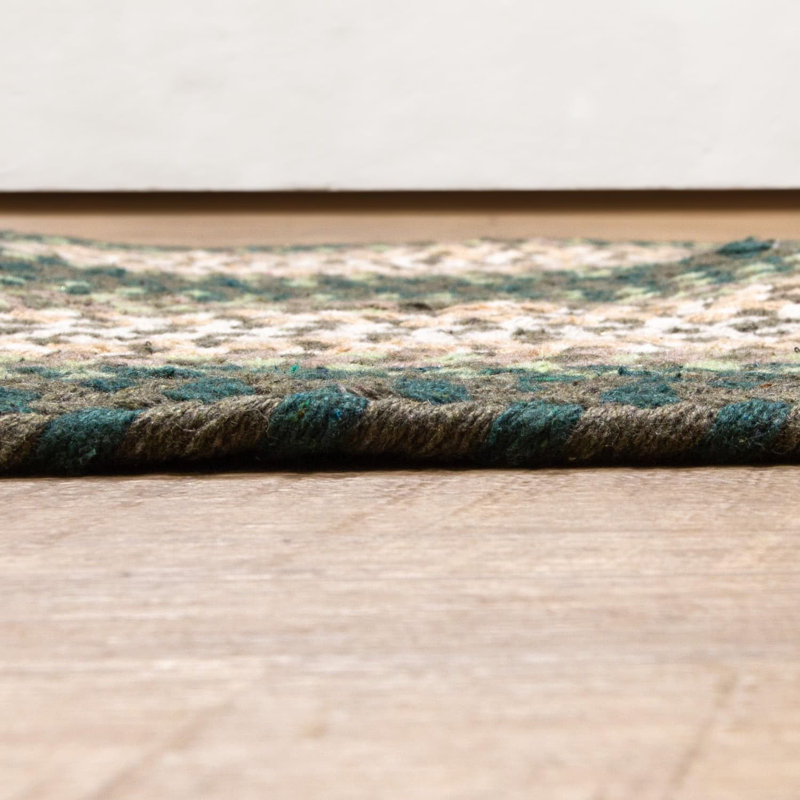 Chiem Cotton Geometric Indoor Rug, Oval 7' x 9'