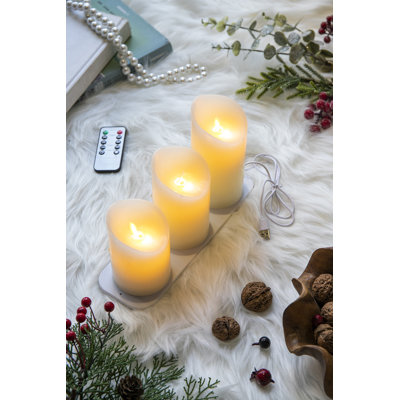 Bougie rechargeable sans flamme à DEL Ellyce