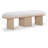 Wilshire Boucle Fabric Upholstered Bench-513607826-492742264