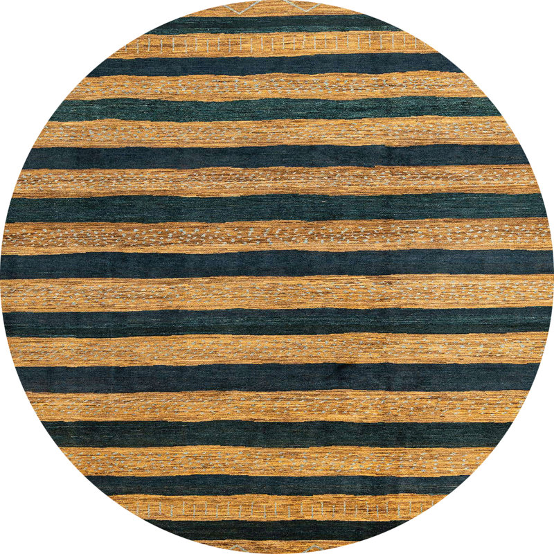Tapis abstrait moderne 4259, Rond 7 pi