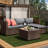 Dossena Wicker 3 - Person Modular Patio Conversation Sets with Cushions-1328985528