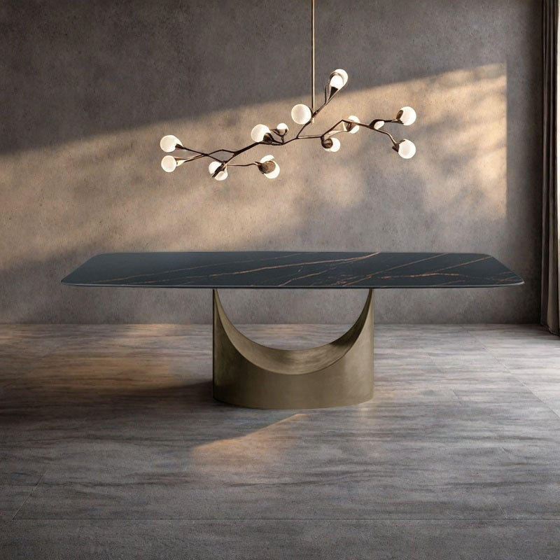 Table de salle à manger Modern, H 29,5 po x L 59,1 po x l 31,5 po
