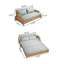 Canapé-lit extensible 78,74 po Modern-2054445788