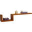 Manada™ Contemporary Teak Floating Shelf