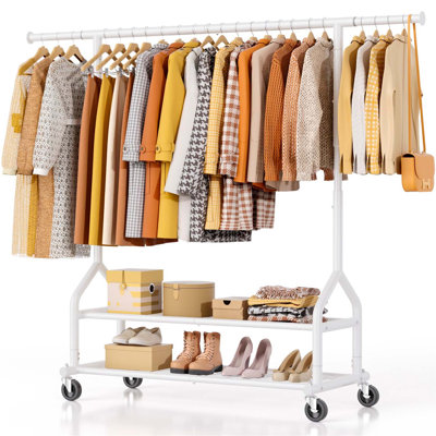 Bonville Adjustable Rolling Clothing Rack