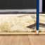 Tapis design en polyester crème, tapis en polypropylène à usage polyvalent, feu-416415515