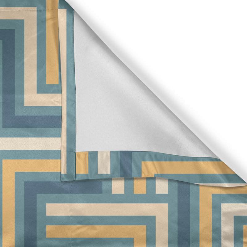 Semi Sheer Curtain Pair
