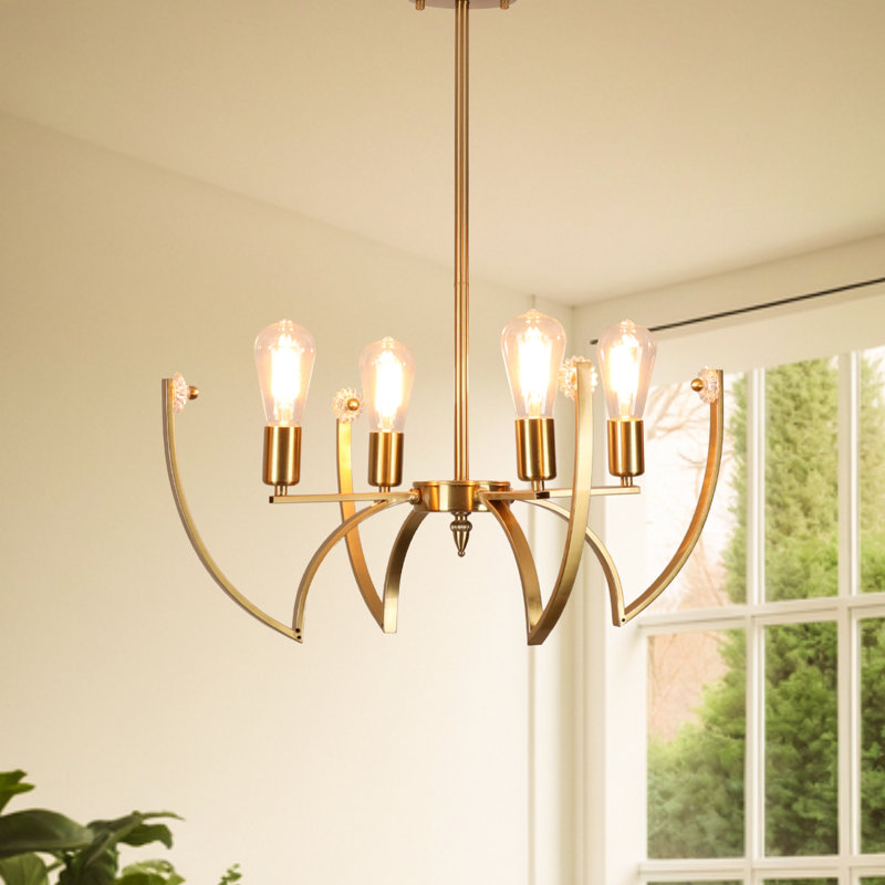 Mehme 4 - Light Classic/Traditional  Chandelier