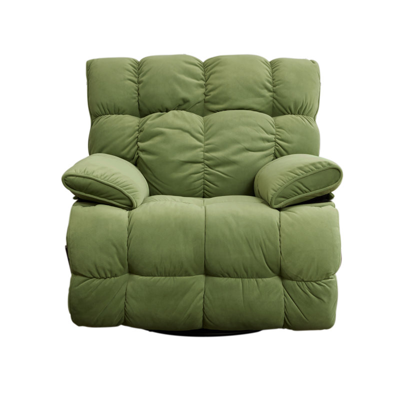 Fauteuil inclinable classique, Vert citron, Manuel - levier / poignée