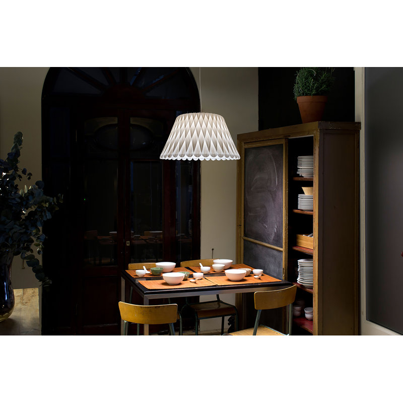 Lola 1 - Light LED Pendant, Ivory White