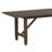 Light Brown 7-Piece Rectangular Dining Table Set