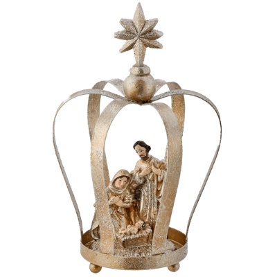 9"  Renaissance Holy Family Crown