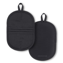 KitchenAid Albany Pot Holder 2-Pack Set, Milkshake, 7x10