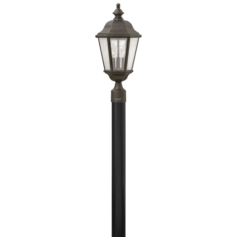 Edgewater 3-Light 21.25" Post Light, Oil Rubbed Bronze
