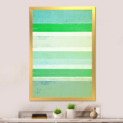 Art abstrait vert et beige - reproduction d'art moderne et contemporaine sur toile