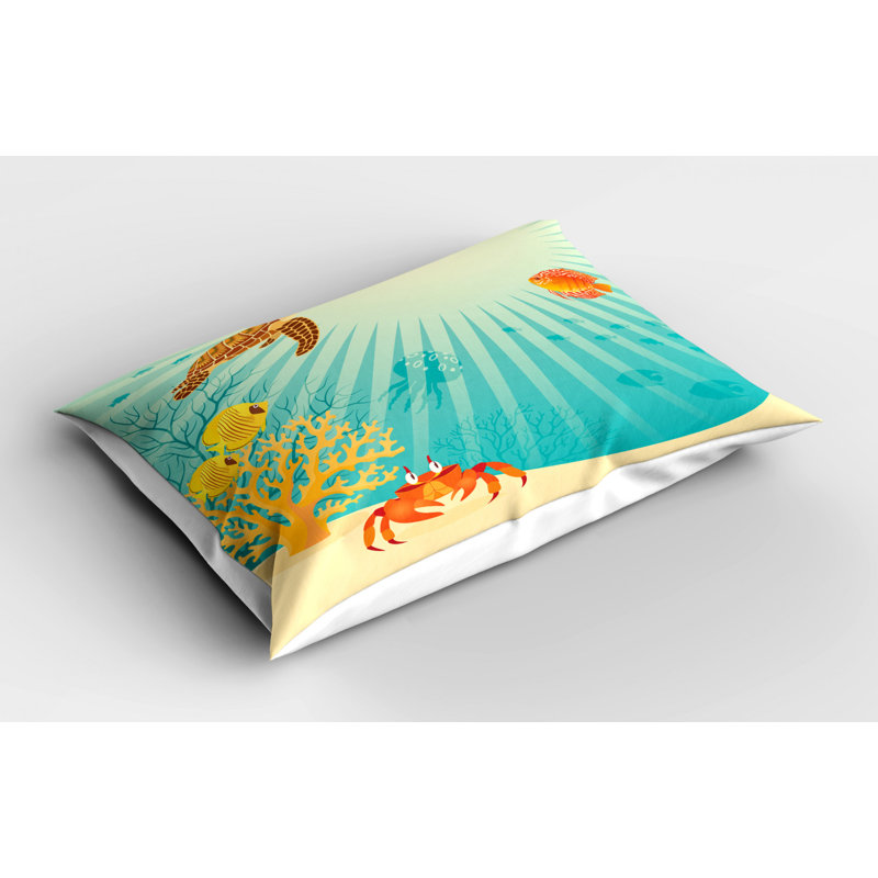 Taie décorative marine Sun, Simple