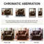 Fauteuil en velours de 41 po avec structure et coussin en bois massif, brun-130575292