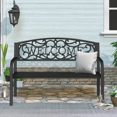 Banc d'extérieur en métal Dillyn
