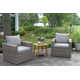 Genesis Teak 2 - Person Patio Conversation Sets with Cushions