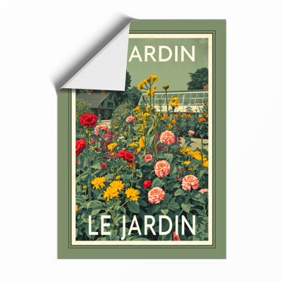 Le Jardin Vintage - Framed Print