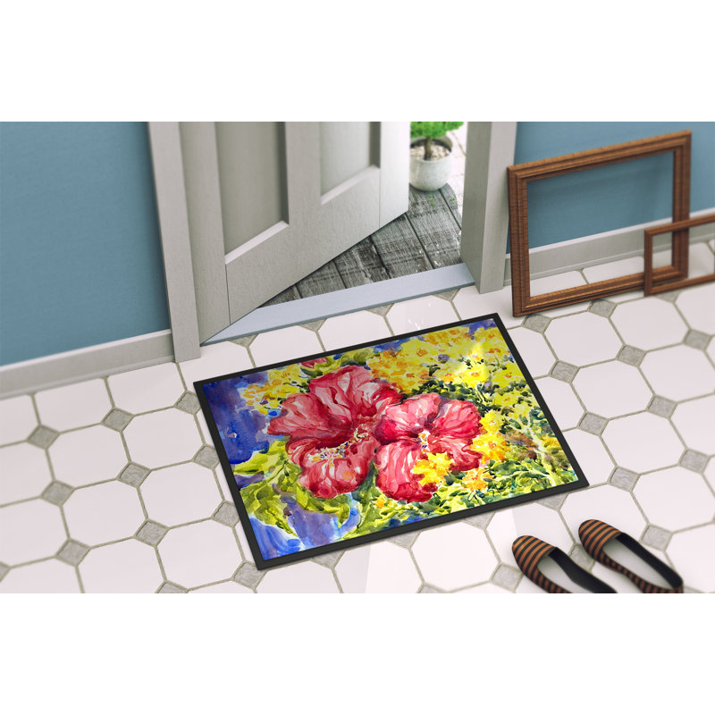 Tannersville Floral Indoor Rug, Rectangle 2' x 3'