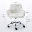 Fauteuil de bureau confortable en fausse fourrure, coiffeuse de maquillage Fluffy Fuzzy