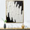 «Momentary Spirit» noir et blanc abstrait I - reproduction d'art sur toile