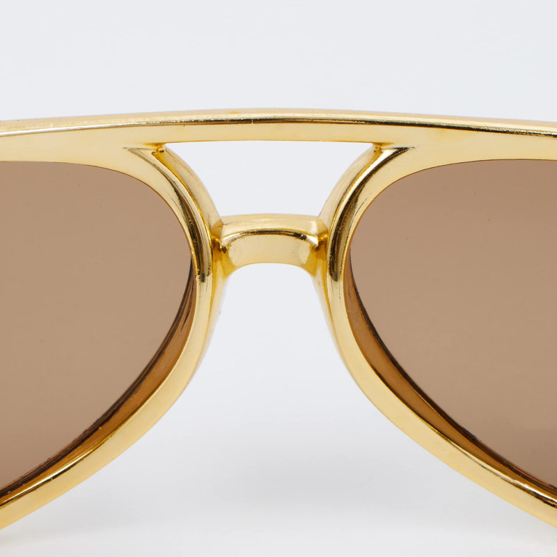 Joyfy Gold Sunglasses Disco Glasses