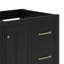 Meuble-lavabo 36 po avec structure en bois massif et 5 tiroirs-1220985554