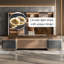 Bureau de direction 94,49 "haut de gamme en L brun-1251622236