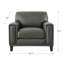 Fauteuil en cuir Hayward
