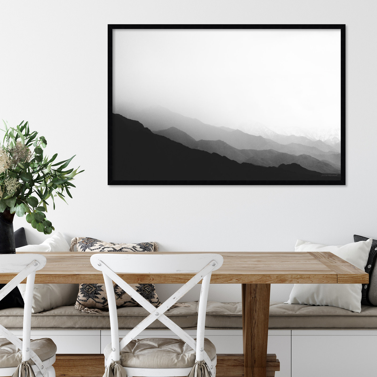 Virgin Mountains II Photo Print, Black, 41" W x 28" H