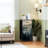 4 Drawer Dresser for Bedroom, Narrow Chest of Drawers, Wooden Top and Study Iron Frame 18"x37.5"-(WxH)