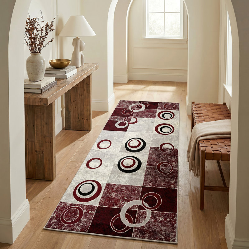 Dillup-Jones Geometric Indoor Rug, Runner 2'8" x 8'